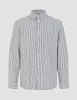 Seersucker Casual Shirt Navy Stripes sold by Shaping New Tomorrow
