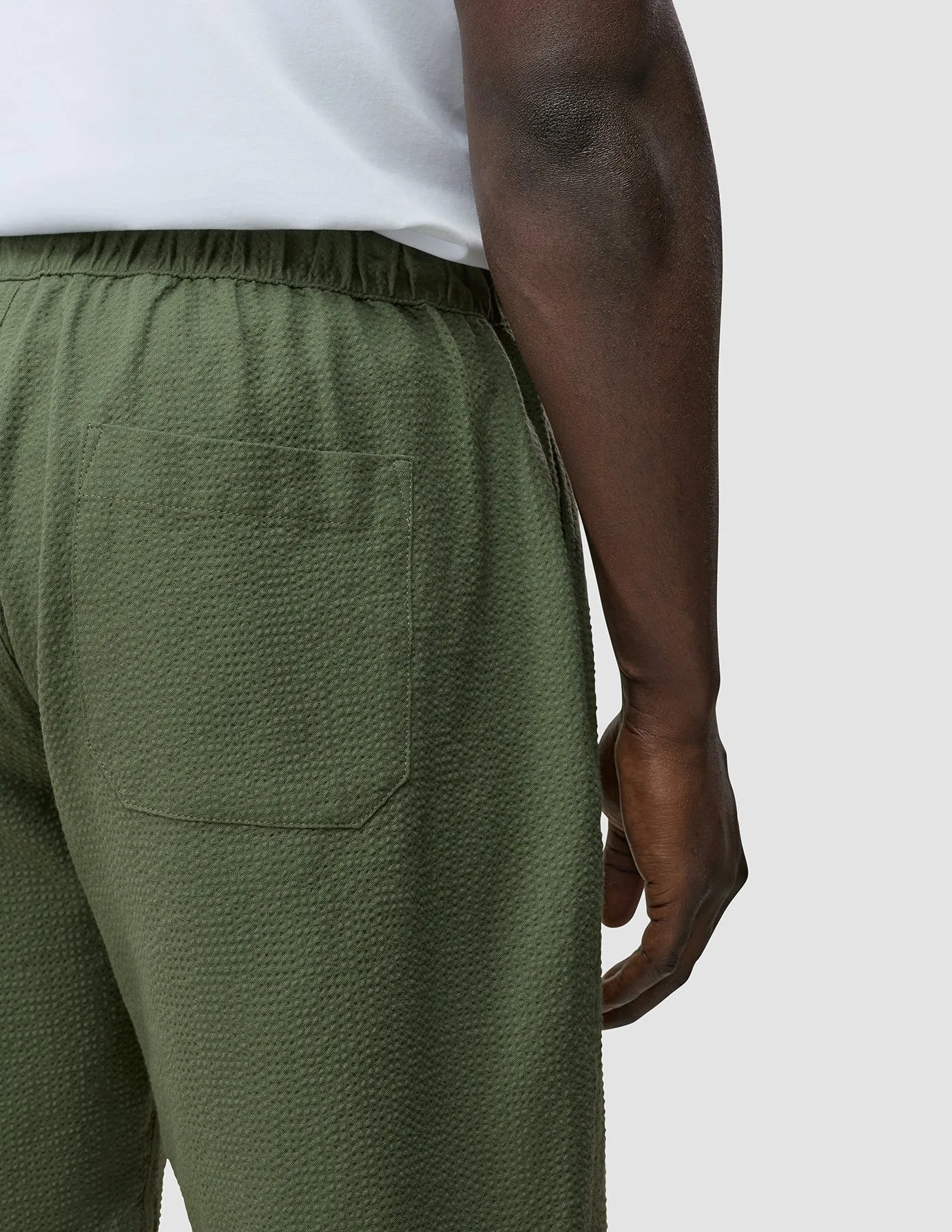 Seersucker Shorts Clover Green sold by Shaping New Tomorrow product image thumbnail 5