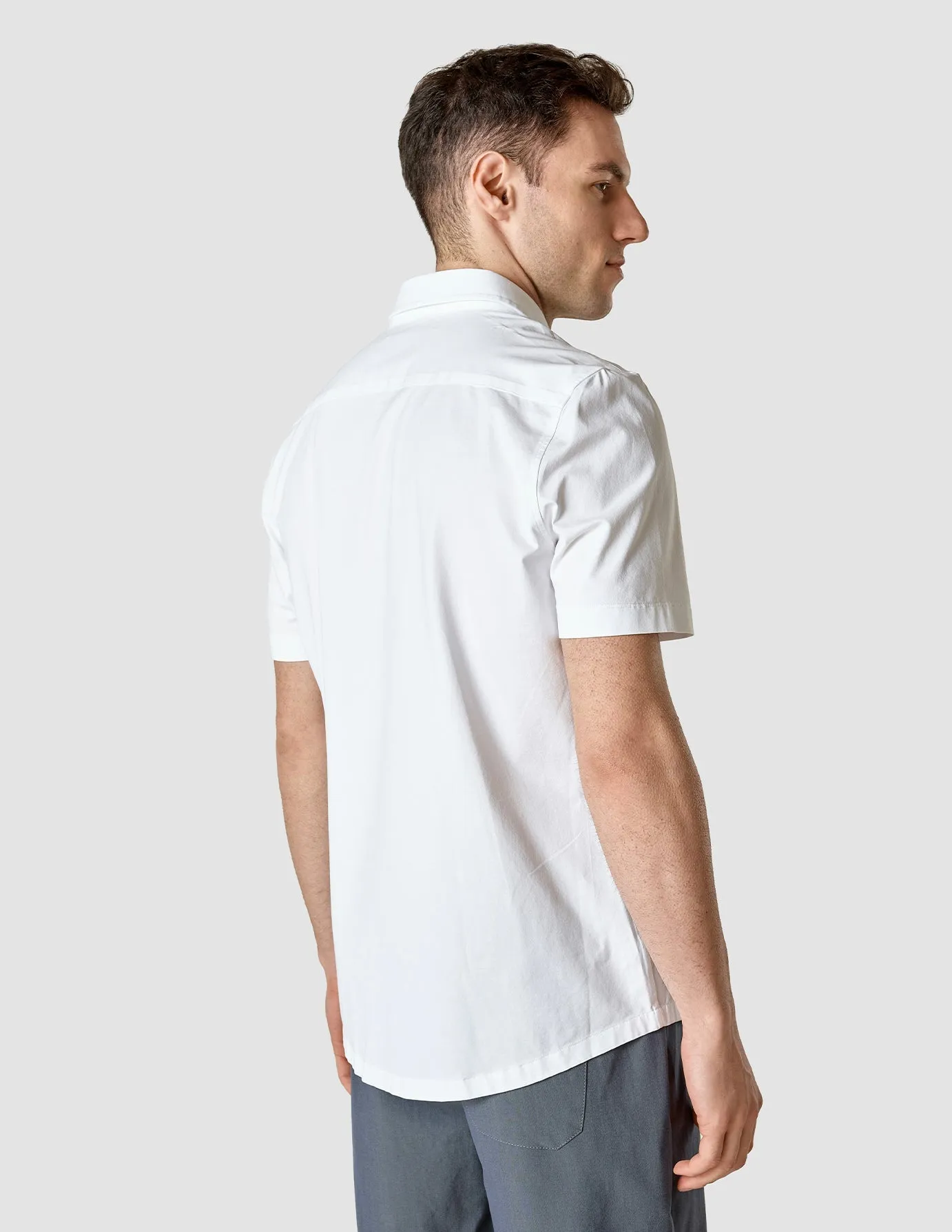 Classic Short Sleeve Shirt White sold by Shaping New Tomorrow product image thumbnail 4