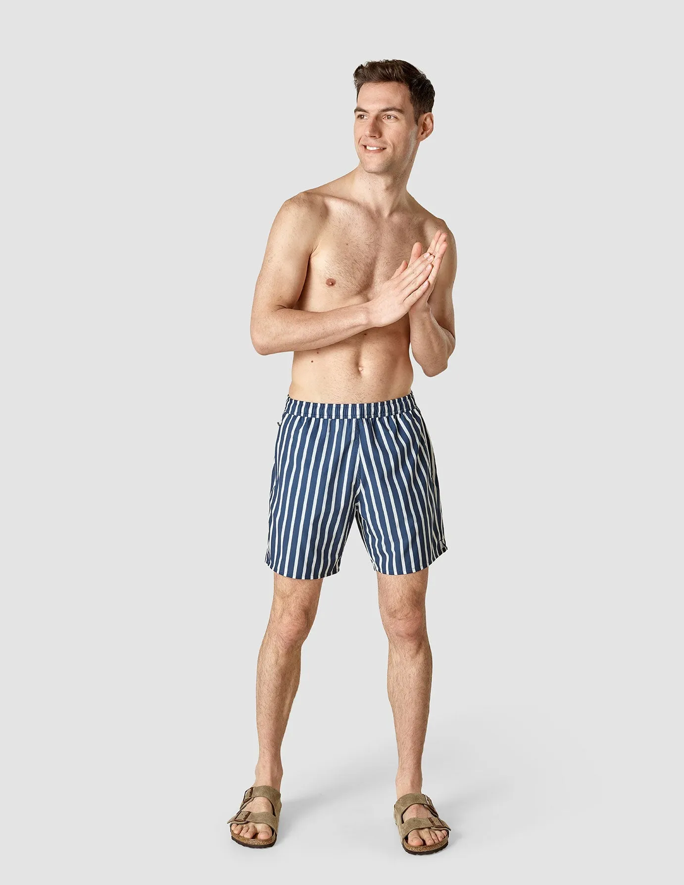 Swim Shorts Navy Stripe sold by Shaping New Tomorrow product image thumbnail 2