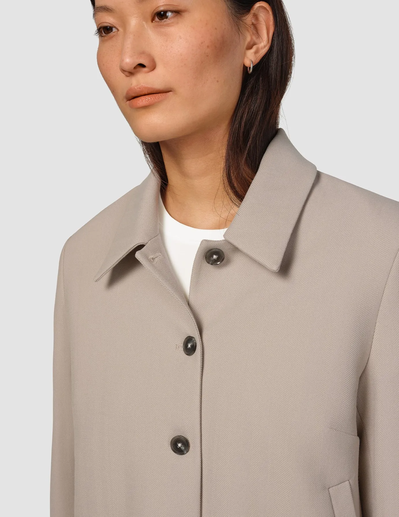 Serene Set Greige Wide Fit Pants & Short Jacket sold by Shaping New Tomorrow product image thumbnail 5