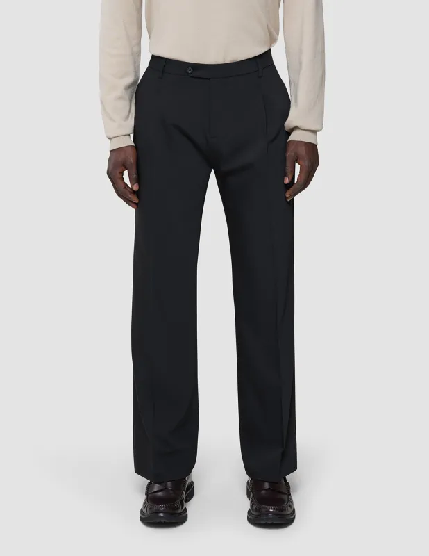 Tech Wool Suit Pants Relaxed Fit Black sold by Shaping New Tomorrow