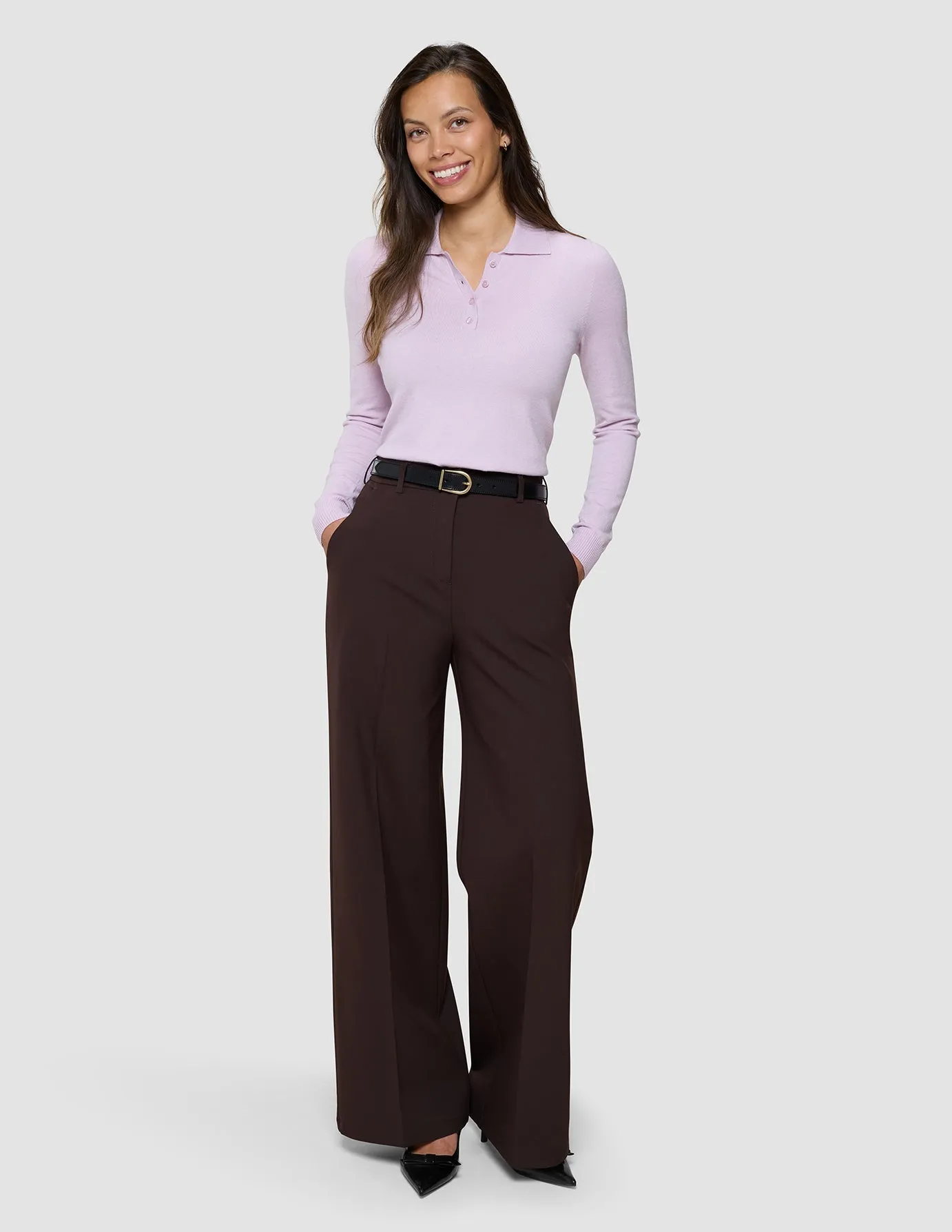 Women's Essential Pants Wide Espresso sold by Shaping New Tomorrow product image thumbnail 5