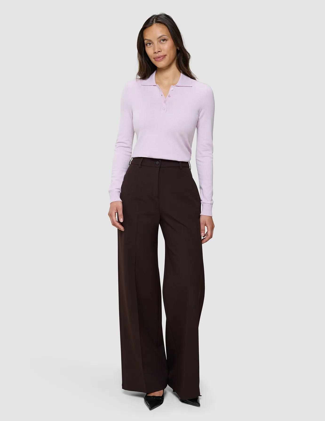 Women's Essential Pants Wide Espresso sold by Shaping New Tomorrow product image thumbnail 2