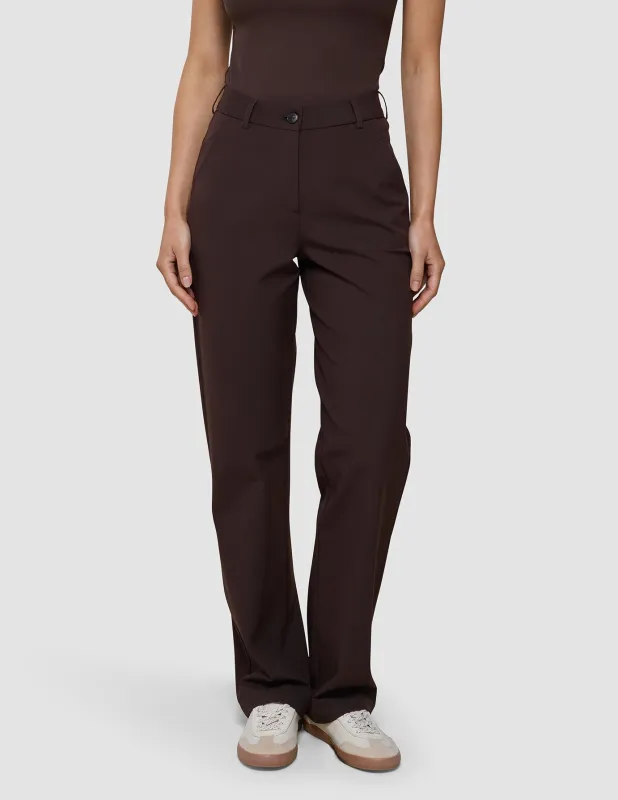 Women's Essential Pants Straight Espresso sold by Shaping New Tomorrow