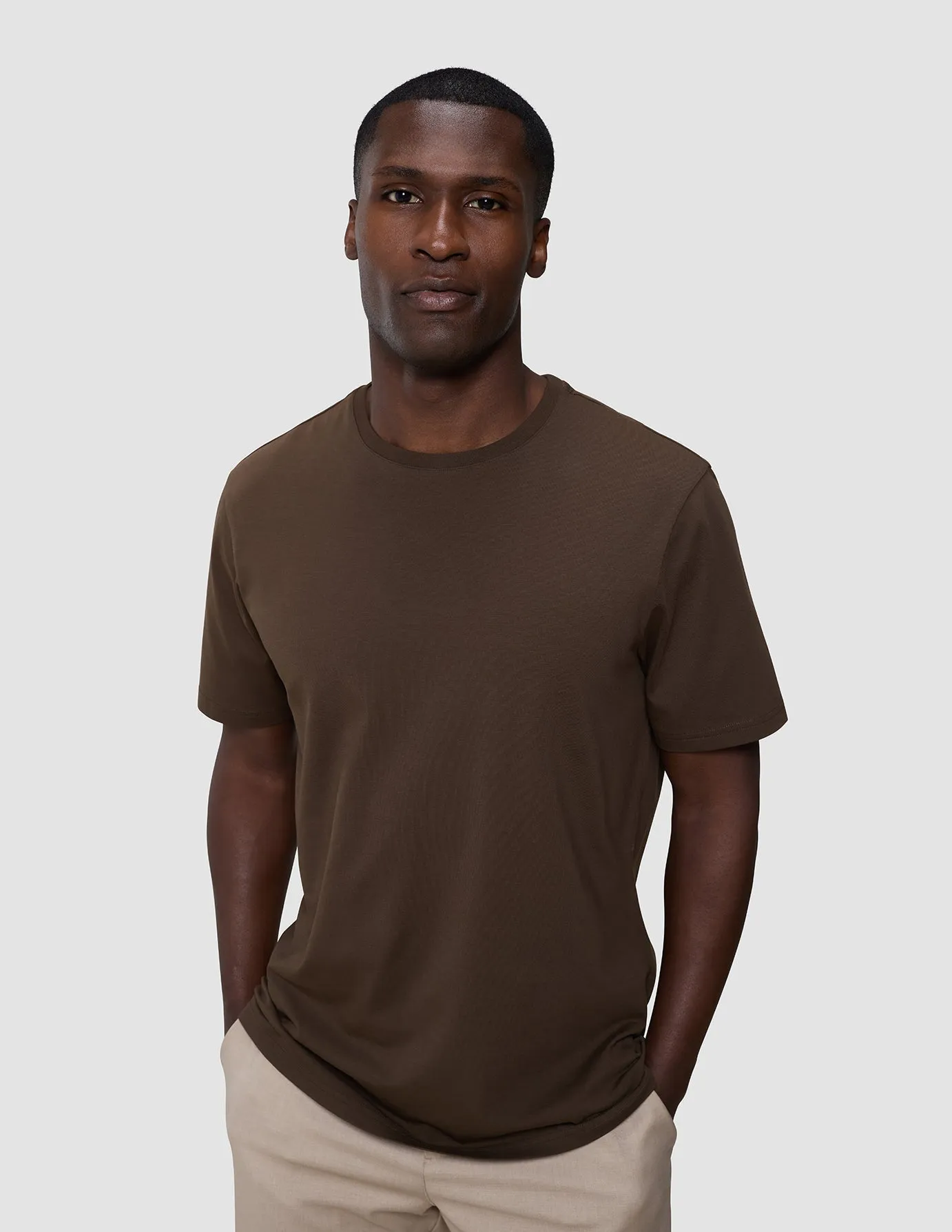 Supima T-shirt Saddle Brown sold by Shaping New Tomorrow product image thumbnail 4