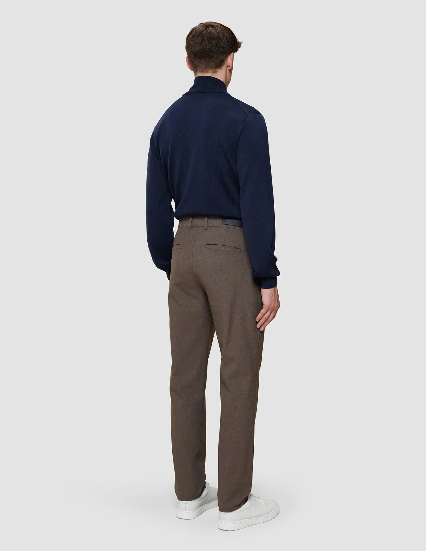 Essential Pants Regular Saddle Brown Melange sold by Shaping New Tomorrow product image thumbnail 4