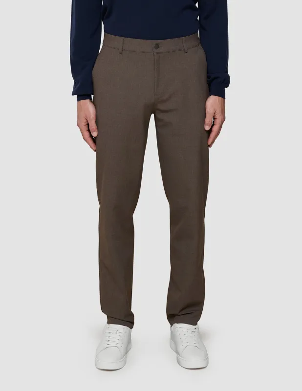 Essential Pants Regular Saddle Brown Melange sold by Shaping New Tomorrow