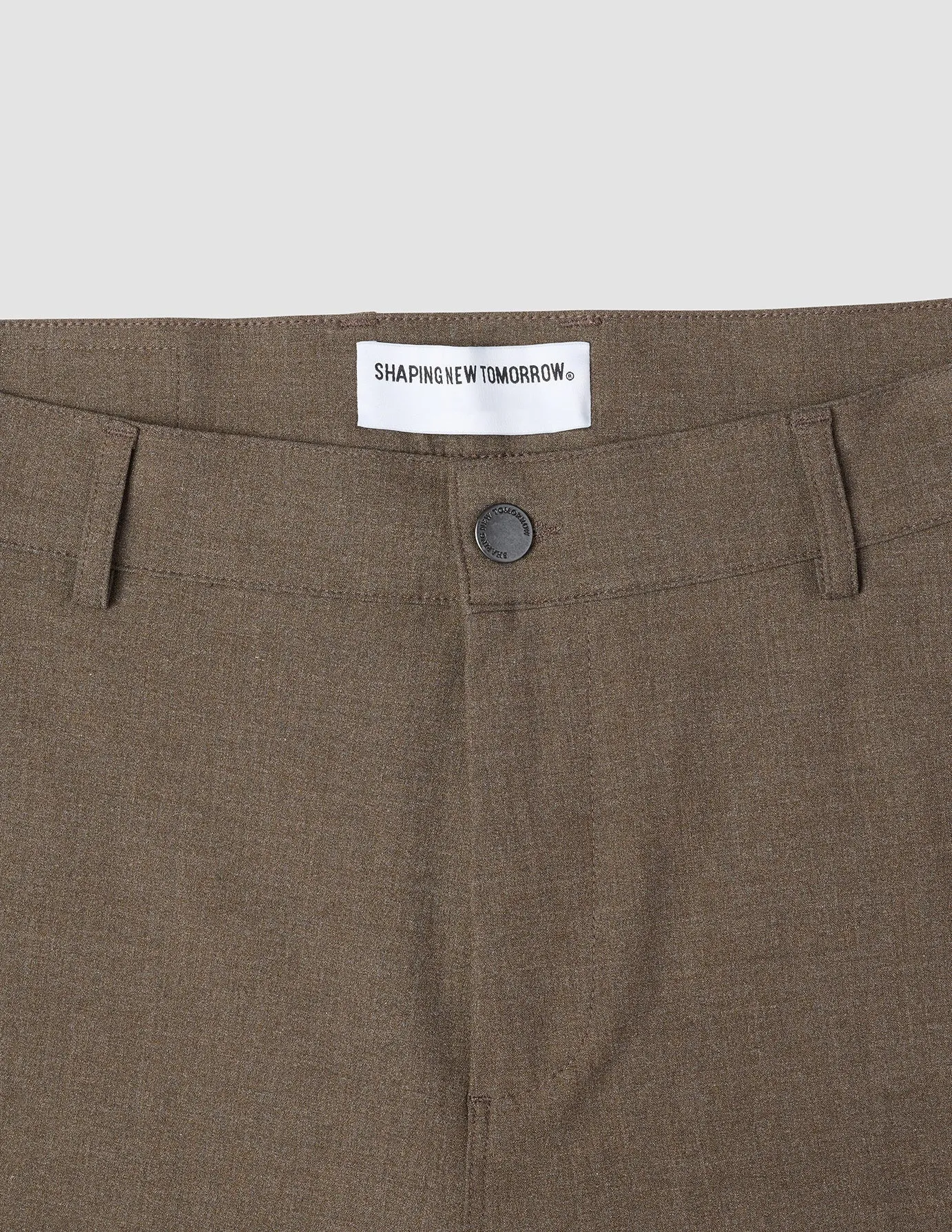 Essential Pants Regular Saddle Brown Melange sold by Shaping New Tomorrow product image thumbnail 5