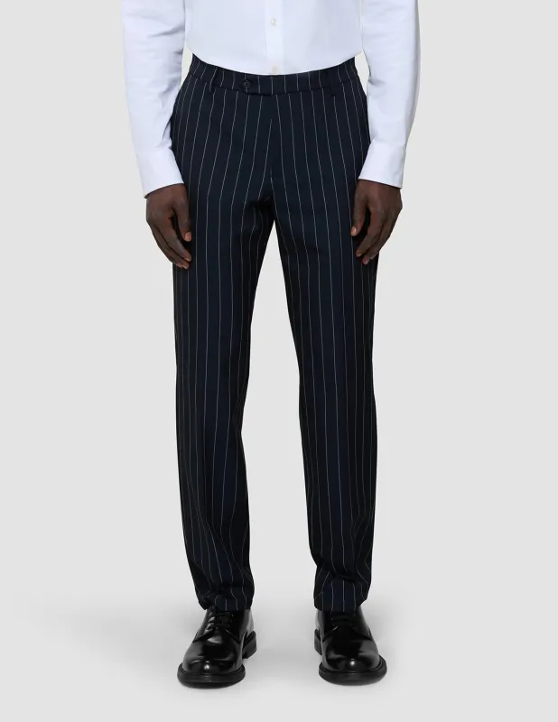 Essential Suit Pants Regular Navy Stripes sold by Shaping New Tomorrow