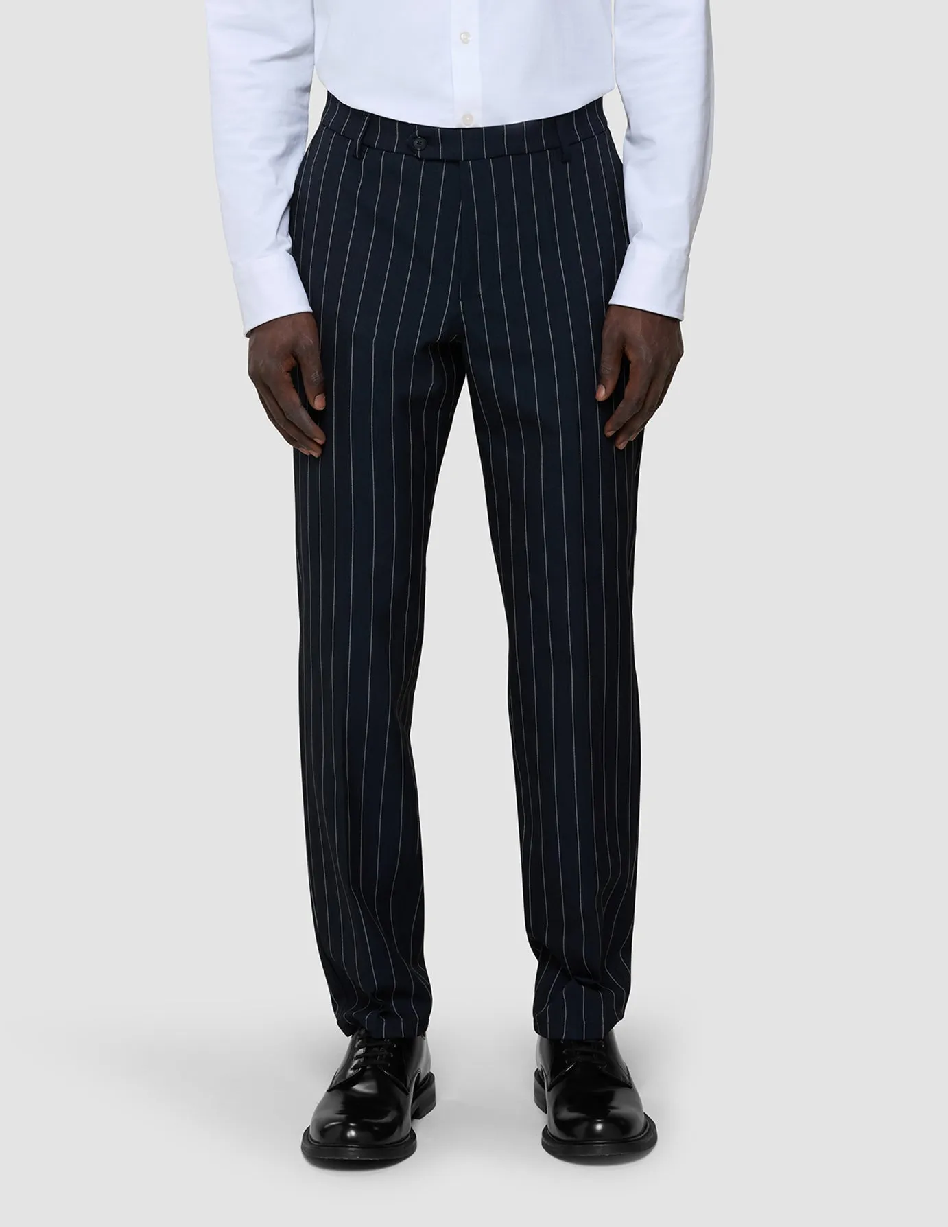 Essential Suit Pants Regular Navy Stripes sold by Shaping New Tomorrow