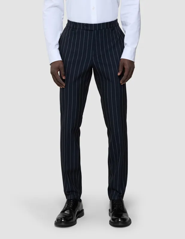 Essential Suit Pants Slim Navy Stripes sold by Shaping New Tomorrow