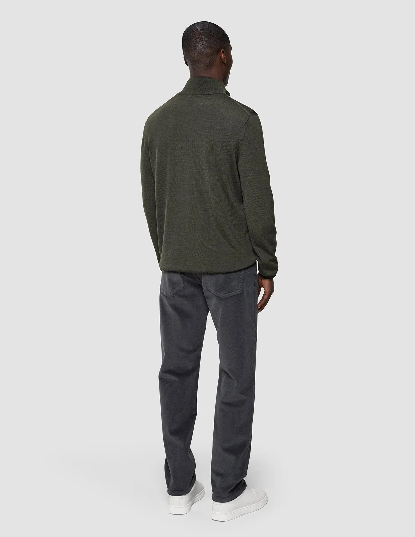 Seamless Premium Merino Knit Half Zip Green Night sold by Shaping New Tomorrow product image thumbnail 4