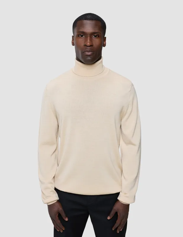 Seamless Premium Merino Knit Turtleneck Birchwood sold by Shaping New Tomorrow