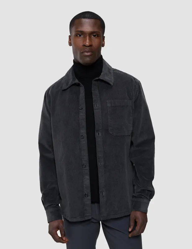 Corduroy Overshirt Dark Grey sold by Shaping New Tomorrow