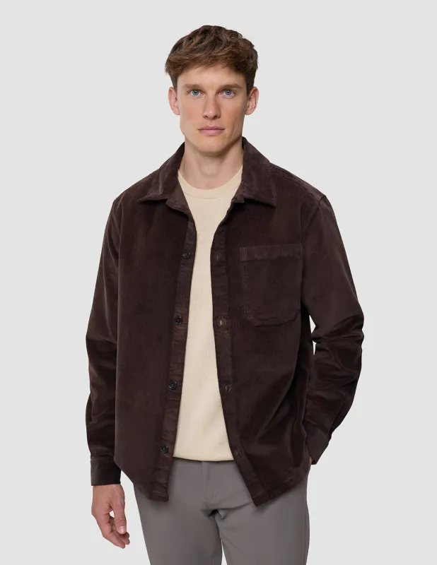 Corduroy Overshirt Espresso sold by Shaping New Tomorrow