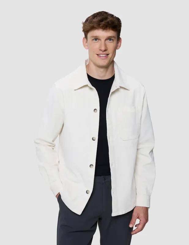 Corduroy Overshirt Off White sold by Shaping New Tomorrow