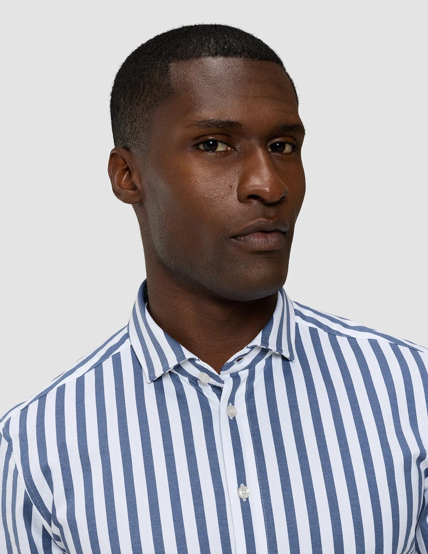 Classic Shirt Dusky Blue Stripe Regular sold by Shaping New Tomorrow product image thumbnail 4