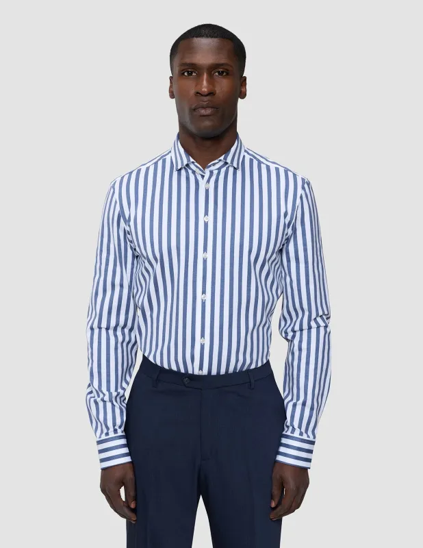 Classic Shirt Dusky Blue Stripe Regular sold by Shaping New Tomorrow