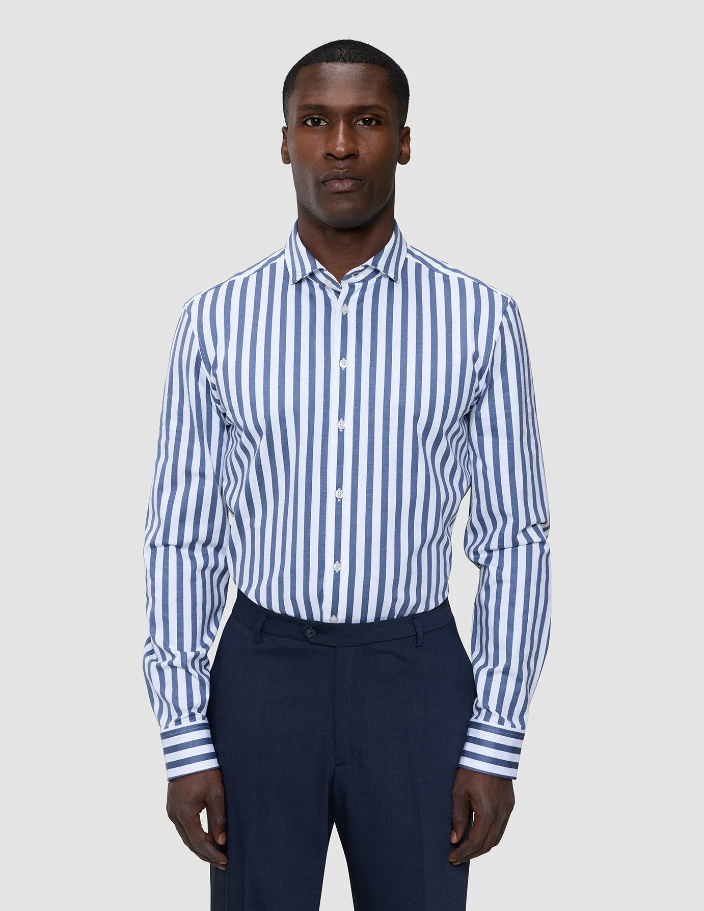 Classic Shirt Dusky Blue Stripe Regular sold by Shaping New Tomorrow