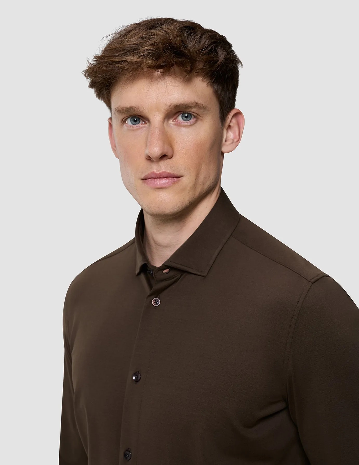 Classic Shirt Saddle Brown Slim sold by Shaping New Tomorrow product image thumbnail 4