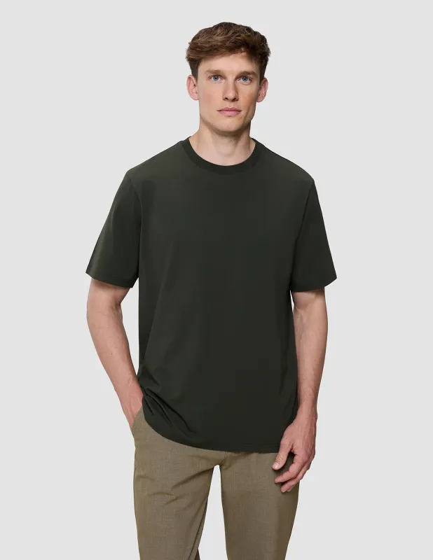 Supima T-shirt Box Fit Green Night sold by Shaping New Tomorrow