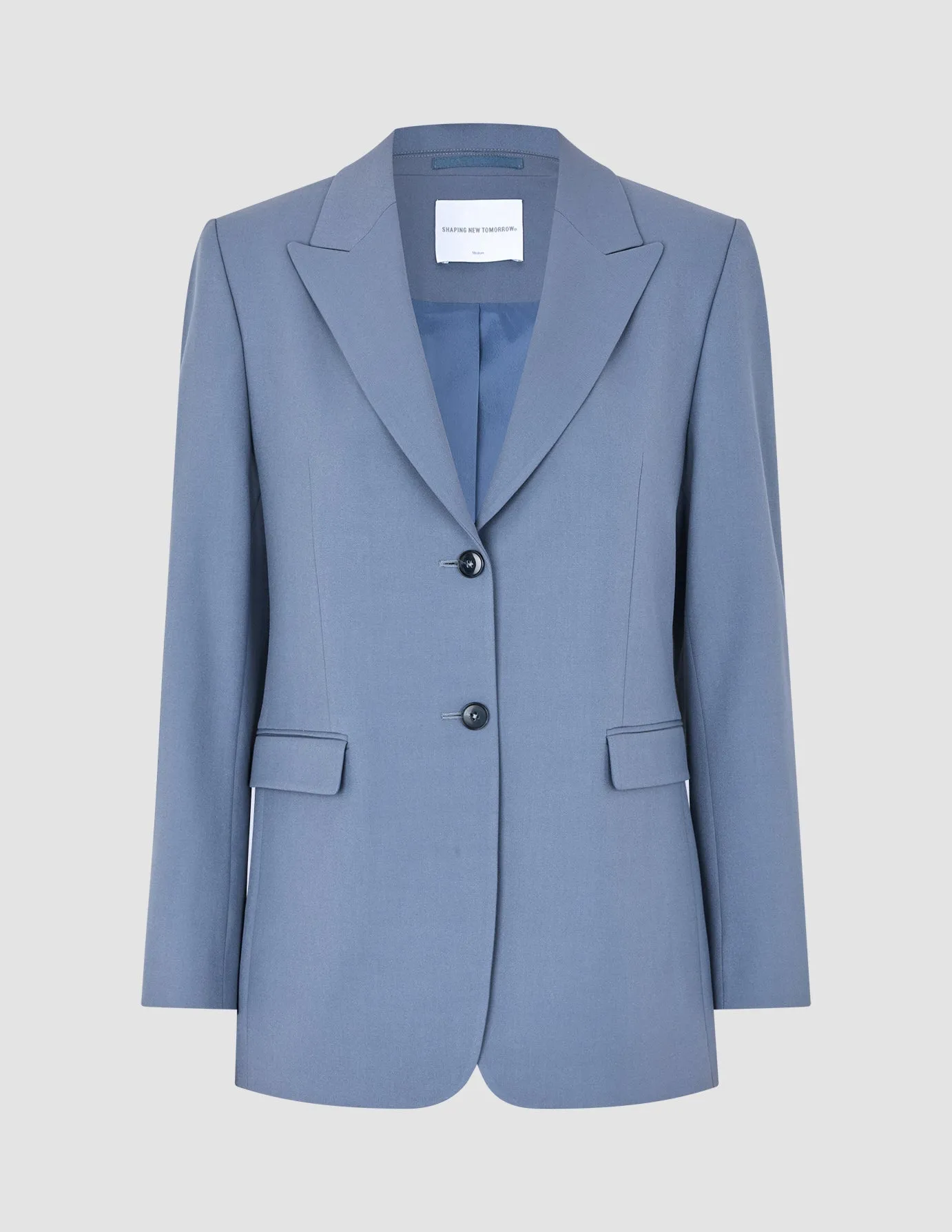 Women's Essential Blazer Frost Blue sold by Shaping New Tomorrow product image thumbnail 3