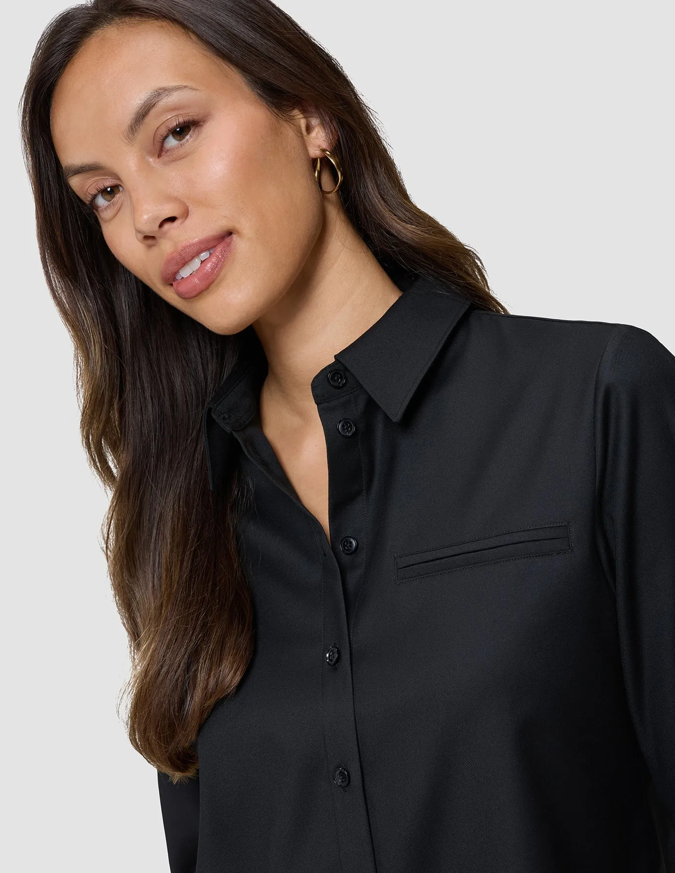 Women's Skye Shirt Black sold by Shaping New Tomorrow product image thumbnail 4