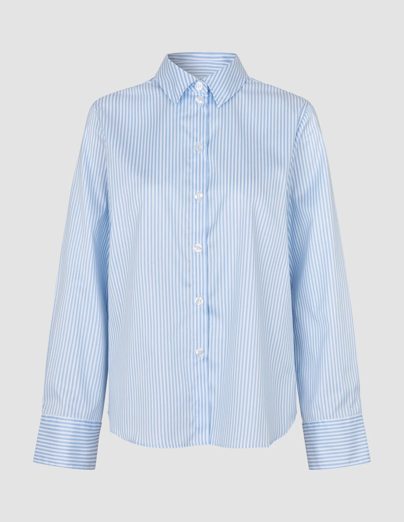 Women's Brooklyn Shirt Sky Stripes sold by Shaping New Tomorrow product image thumbnail 3