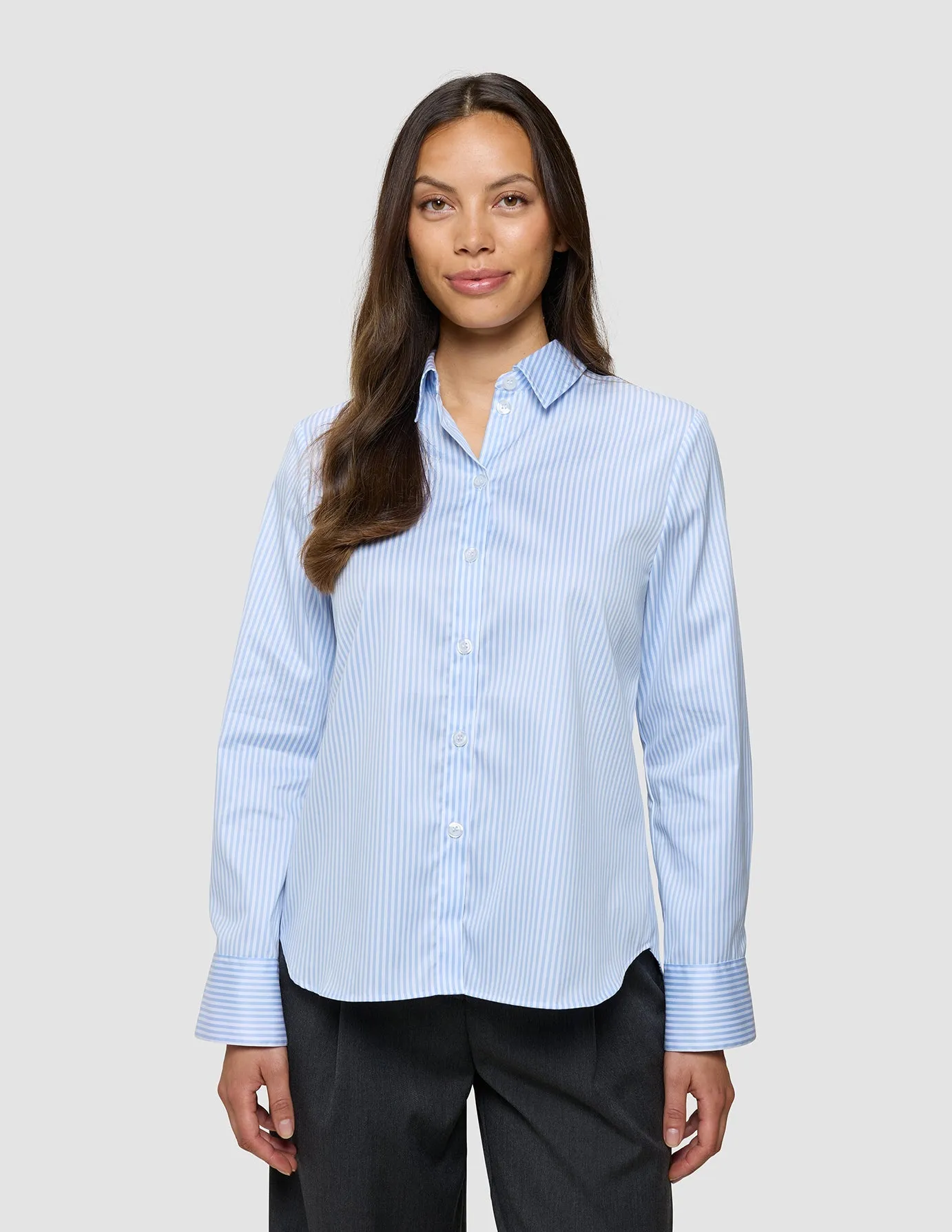Women's Brooklyn Shirt Sky Stripes sold by Shaping New Tomorrow