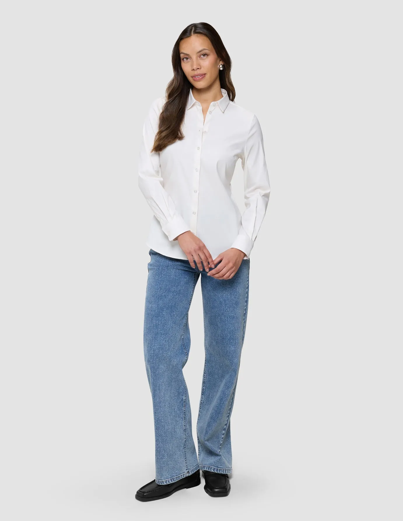 Women's Oxford Shirt White Orchid Slim sold by Shaping New Tomorrow product image thumbnail 2