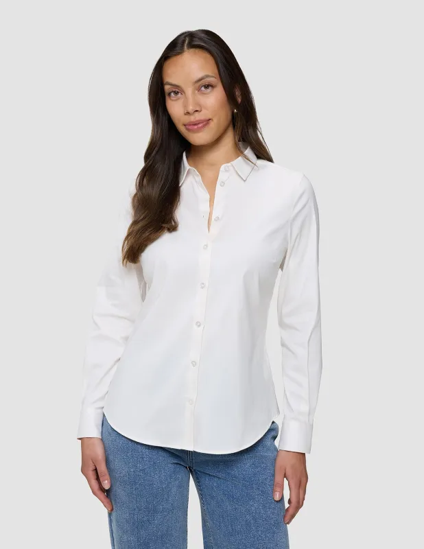 Women's Oxford Shirt White Orchid Slim sold by Shaping New Tomorrow