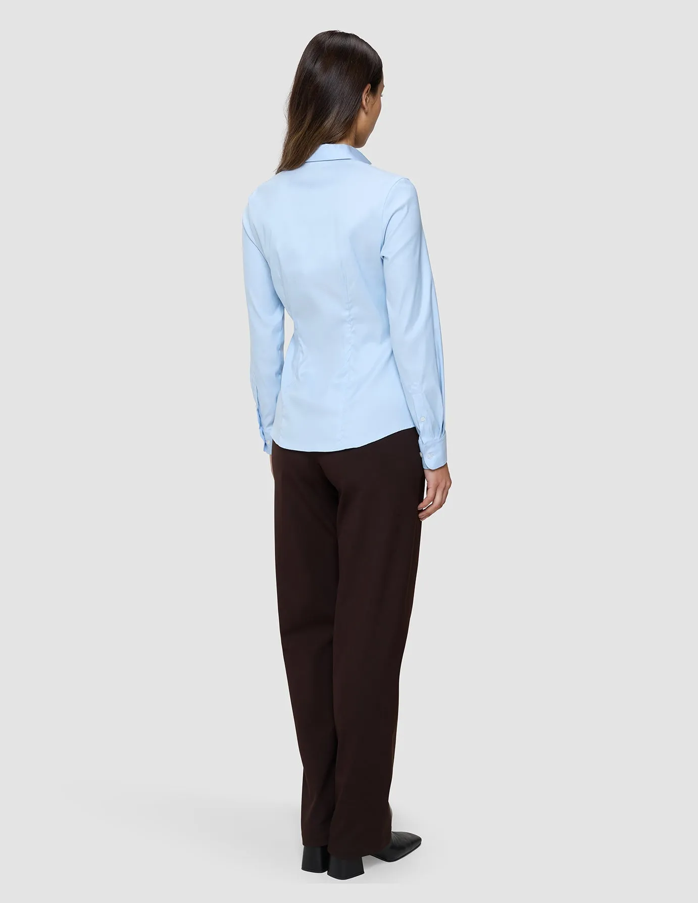 Women's Oxford Shirt Sky Blue Slim sold by Shaping New Tomorrow product image thumbnail 5