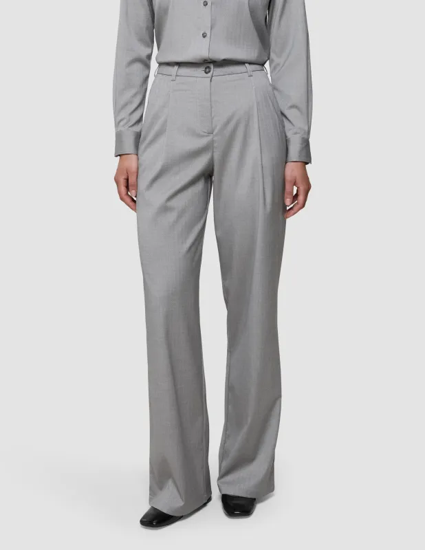 Women's Skye Pants Wide Mellow Beige Herringbone sold by Shaping New Tomorrow