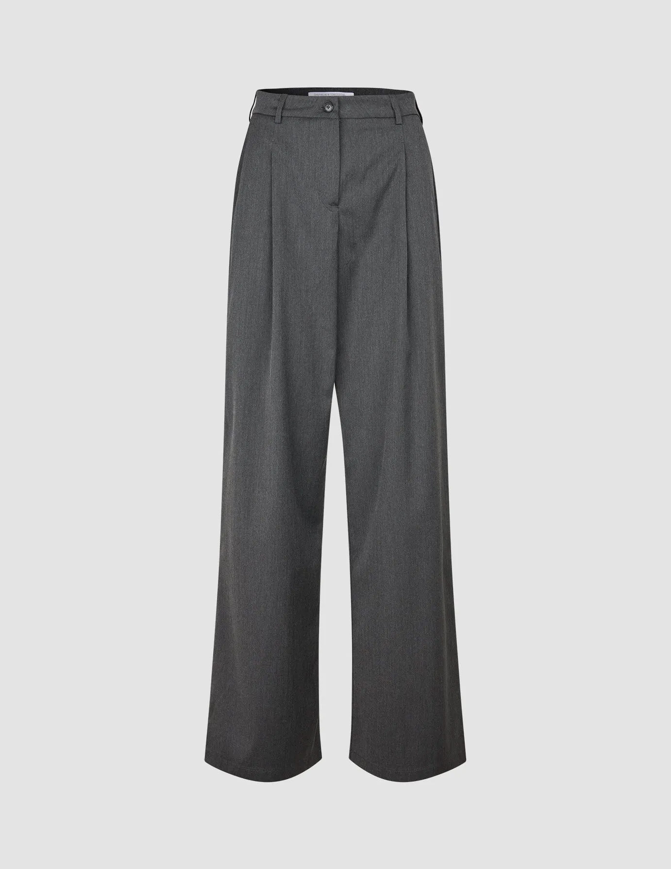 Women's Skye Pants Wide Charcoal Melange sold by Shaping New Tomorrow product image thumbnail 3