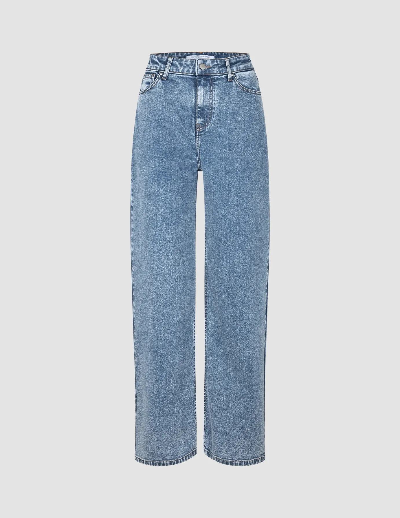 Women's Classic Jeans Relaxed Fit Snow Blue Wash sold by Shaping New Tomorrow product image thumbnail 3