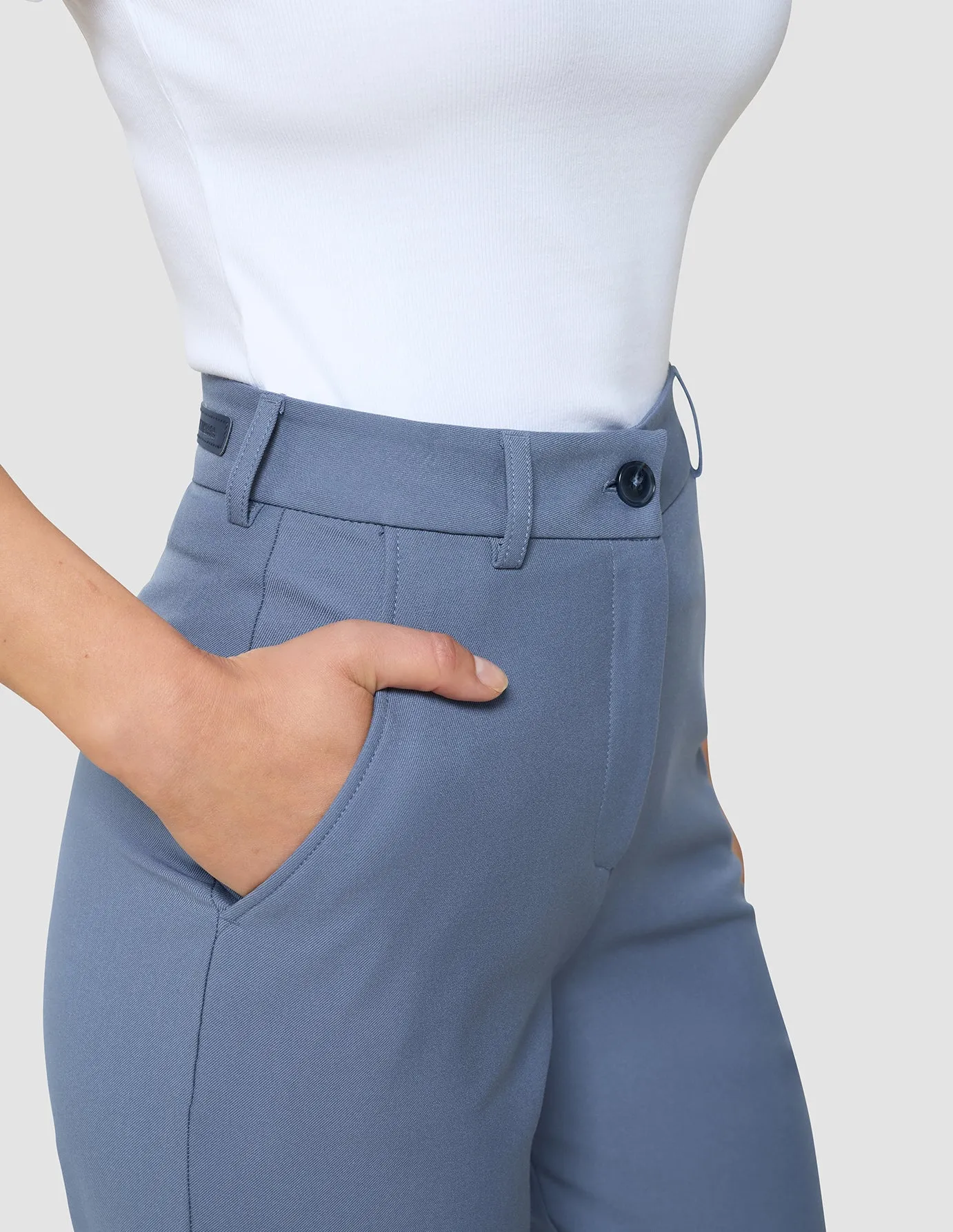 Women's Essential Pants Straight Frost Blue sold by Shaping New Tomorrow product image thumbnail 4