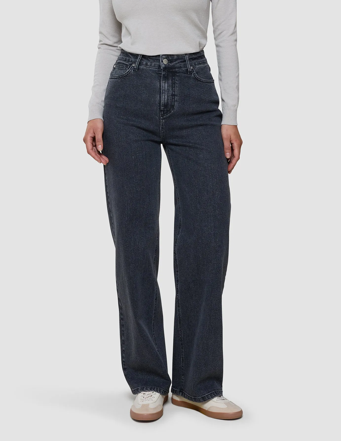Women's Classic Jeans Relaxed Fit Washed Black sold by Shaping New Tomorrow