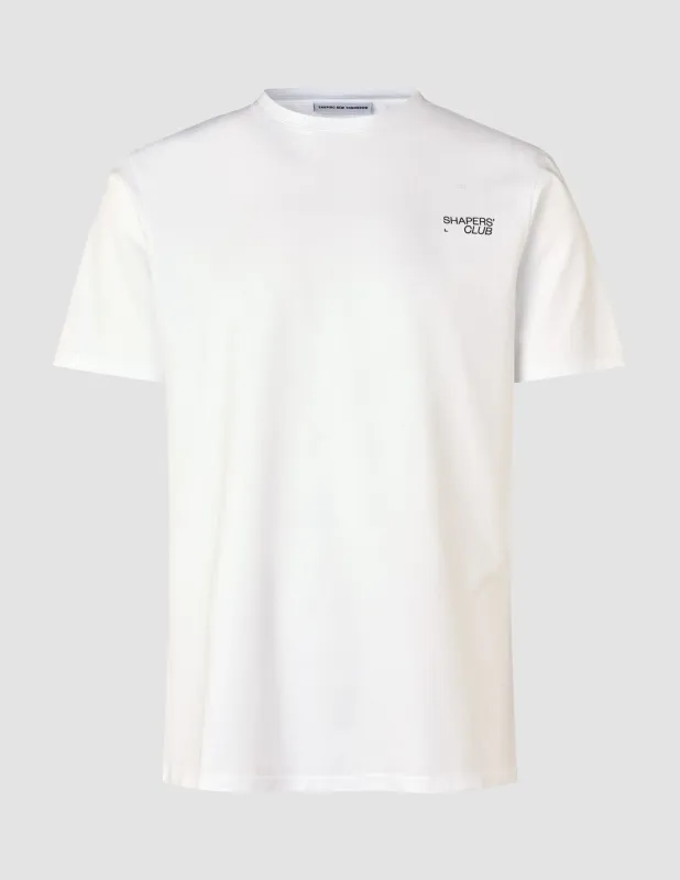 Shapers' Club Supima T-Shirt White sold by Shaping New Tomorrow