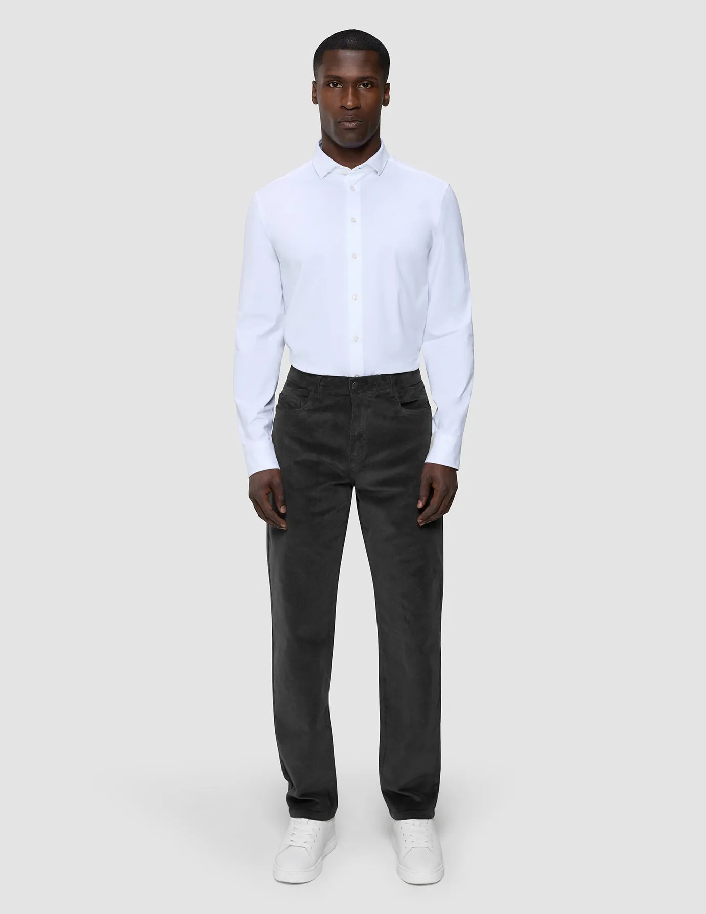 Corduroy Pants Dark Grey sold by Shaping New Tomorrow product image thumbnail 2