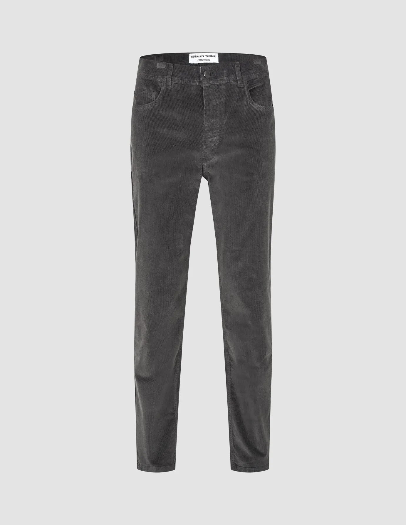 Corduroy Pants Dark Grey sold by Shaping New Tomorrow product image thumbnail 3