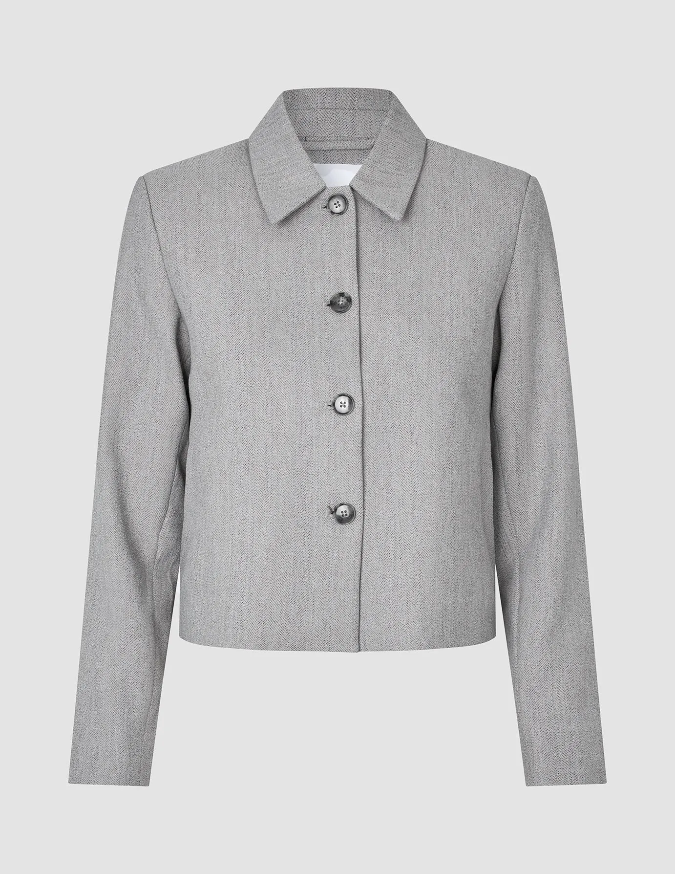 Women's Serene Short Jacket Tapestry Herringbone sold by Shaping New Tomorrow product image thumbnail 3