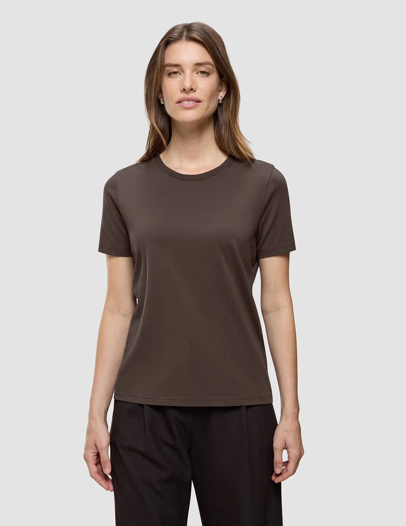 Women's Supima T-shirt Espresso sold by Shaping New Tomorrow product image thumbnail 5