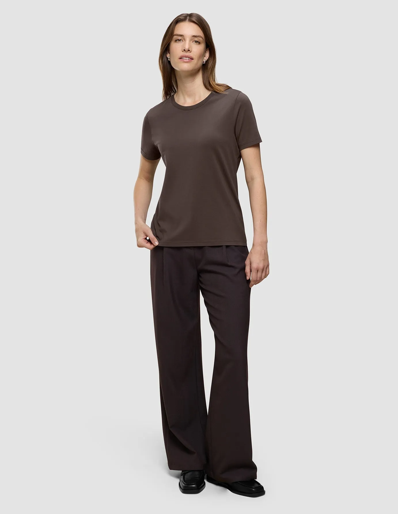 Women's Supima T-shirt Espresso sold by Shaping New Tomorrow product image thumbnail 2