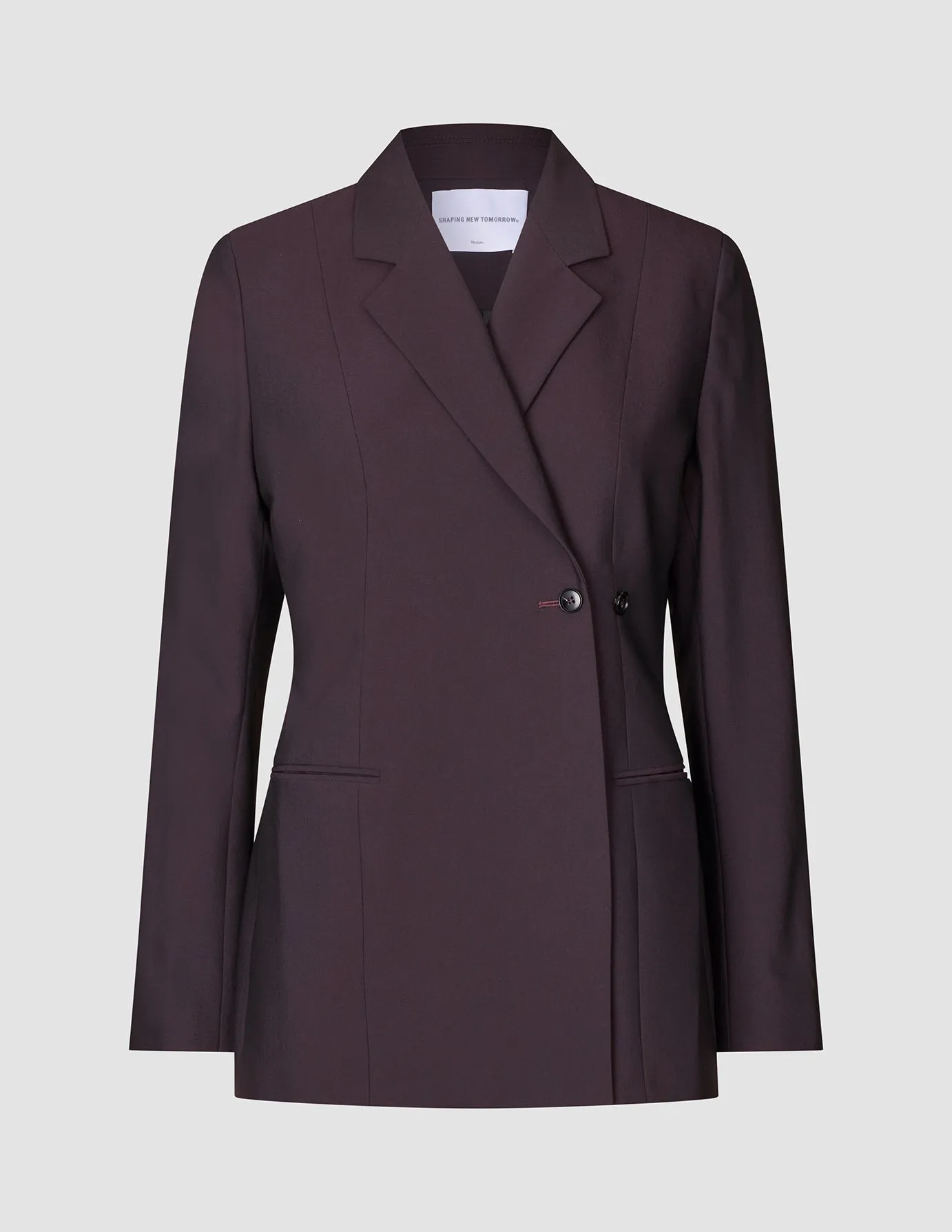 Women's Avira Blazer Burgundy Berry sold by Shaping New Tomorrow product image thumbnail 3