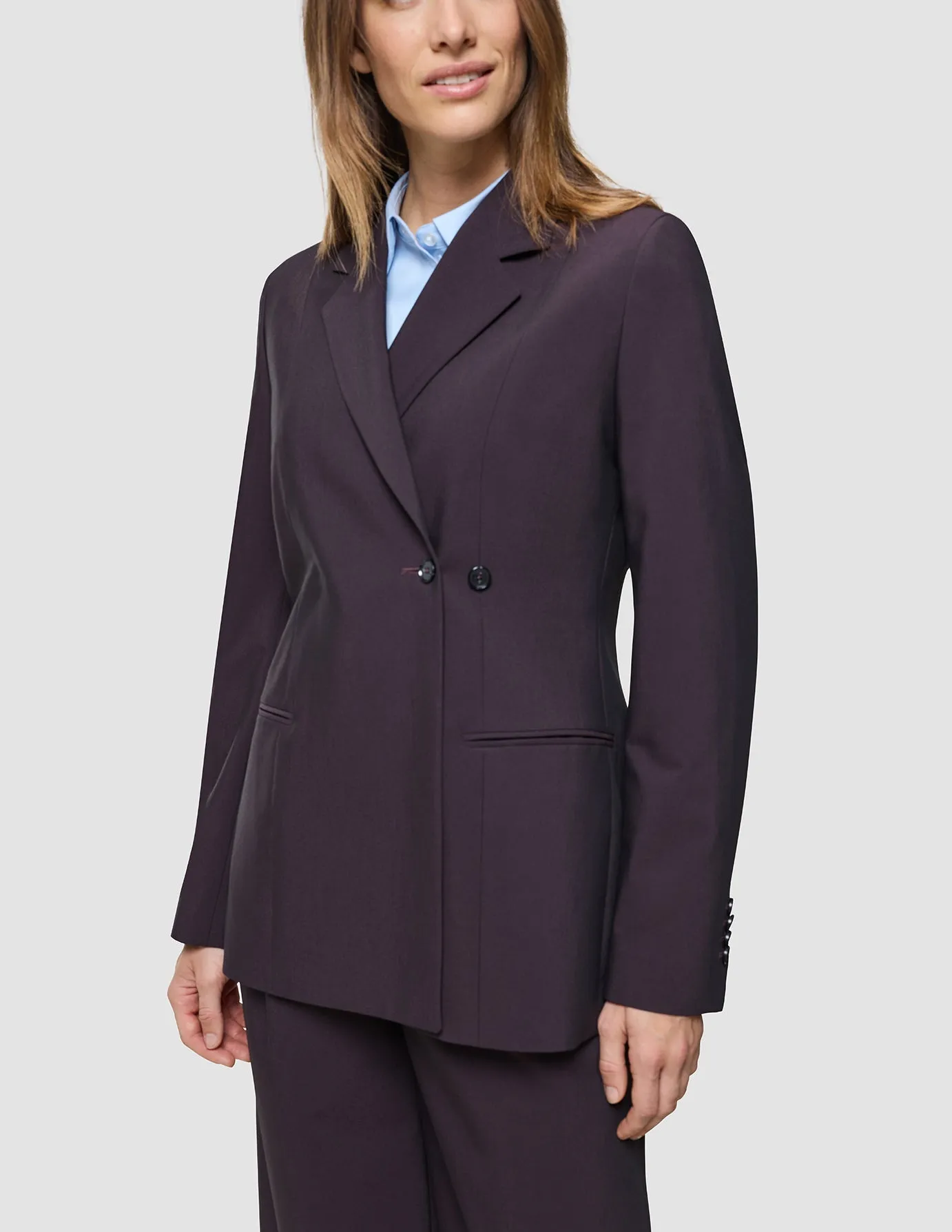 Women's Avira Blazer Burgundy Berry sold by Shaping New Tomorrow product image thumbnail 5