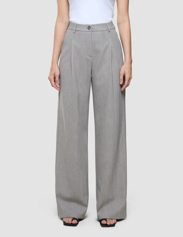 Women's Serene Pants Wide Tapestry Herringbone sold by Shaping New Tomorrow