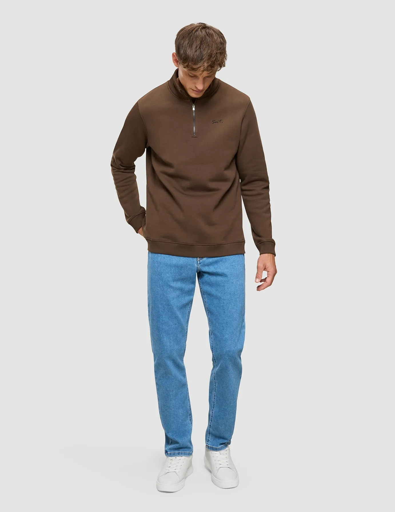 Everyday Half Zip Saddle Brown sold by Shaping New Tomorrow product image thumbnail 4