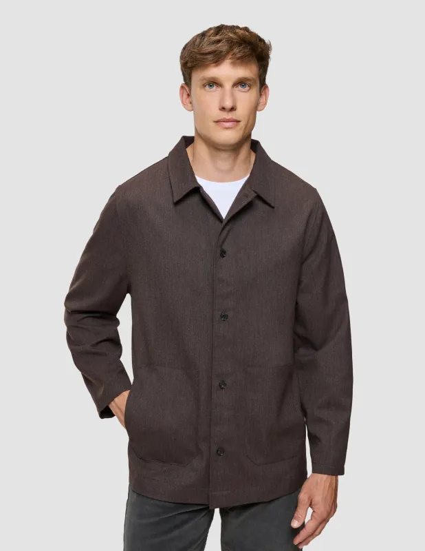 Heritage Overshirt Ash Brown sold by Shaping New Tomorrow
