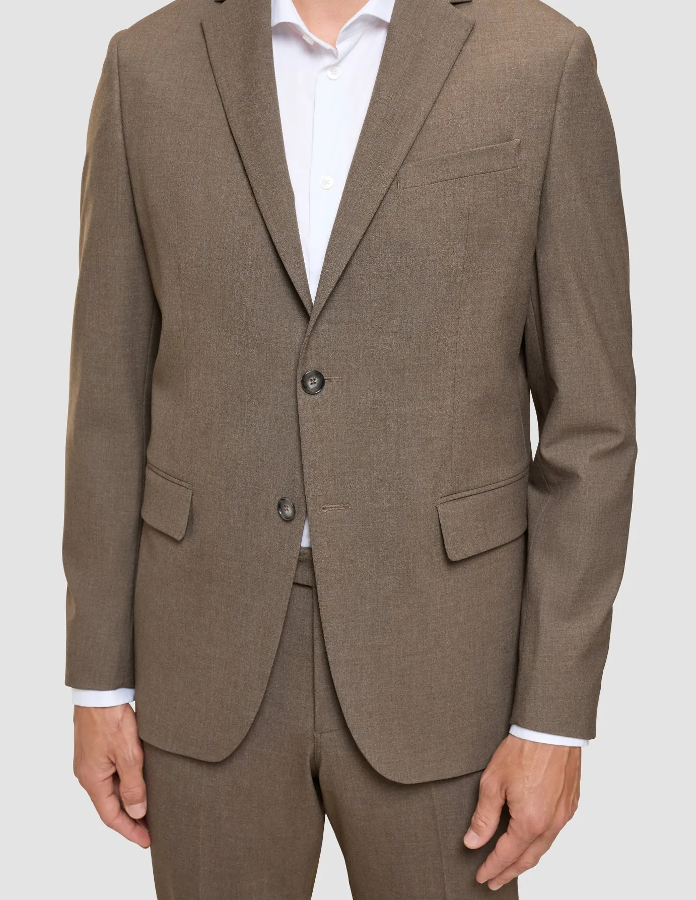 Essential Blazer Slim Saddle Brown Melange sold by Shaping New Tomorrow product image thumbnail 5